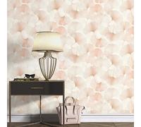 Non-woven wallpaper leaves floral pink cream glitter 10470-05 (2,94£/1qm)