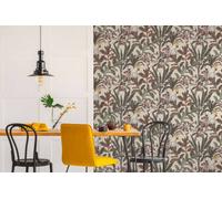 As Creation Bricoflor Non-Woven Wallpaper In Green - 10,05 X 0,53 M