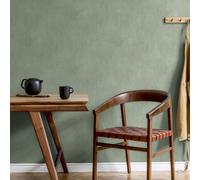 Non-woven wallpaper leaves wood look grain pattern green cream 35377 (4,19£/1qm)