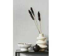 Non-woven wallpaper linen look plain textile texture light grey 82431 (3,07£/1qm