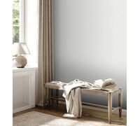 As Creation Bricoflor Non-Woven Wallpaper, Plain Wallpaper In White - 10,05 X 0,53 M