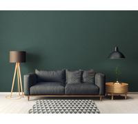 Non-woven wallpaper linen texture fabric look dark green 39341-1 (3,01£/1qm)