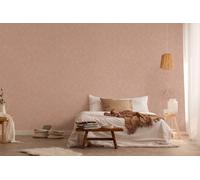 Livingwalls Non-Woven Wallpaper - Plain Wallpaper 395667 in Pink - High-Quality Wallpaper Plain for Various Rooms - 10.05 m x 0.53 m - Made in Germany