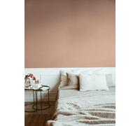 As Creation Bricoflor Non-Woven Wallpaper, Plain Wallpaper In Orange - 10,05 X 0,53 M