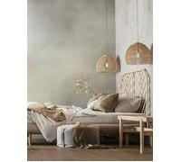 Galerie Kumano Gold Pearlescent Textured Ruche Silk Wallpaper