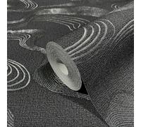 Galerie Kumano Abstract Black Wallpaper 34537, Black