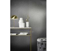 Non-woven wallpaper metal chrome effect anthracite glitter 34954 (10,90£/1qm)