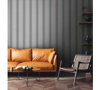 Non-woven wallpaper Michalsky stripes pattern grey anthracite 39983-3 (4,90£/1qm