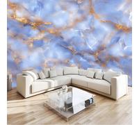 Non-Woven Wallpaper Minimalism 400 X 280 Cm Abstract Marble Pattern Modern Wallpaper for Kids Bedroom Playroom Livingroom Wall, Art Print Mural - Decorative Luxury Home Poster Grey
