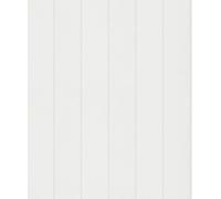 Non-woven wallpaper Novamur 82303 white metallic striped structure Ivy (2,54£/1q