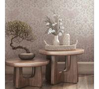 Non-woven wallpaper ornaments floral flowers beige cream red 35149 (5,15£/1qm)