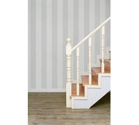 Galerie Heritage Stripe Silver Grey Wallpaper 47634, Silver