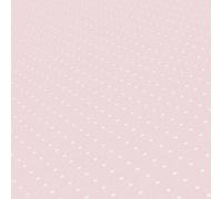 Non-woven wallpaper pink white pattern dots linen look 39070-3 (3,61£/1qm)