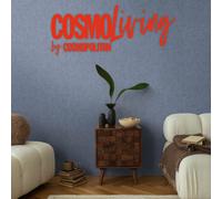 Livingwalls Cosmopolitan 791102 Non-Woven Wallpaper with Blue Textile Structure - Plain Tapestry 10.05 m x 0.53 m