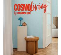 Livingwalls Non-Woven Wallpaper with Textile Texture in Blue - Plain Wallpaper 10.05m x 0.53m Design by Cosmopolitan - 791092