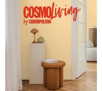 Livingwalls Cosmopolitan 791095 Non-Woven Wallpaper with Textile Structure in Yellow, Beige - Plain Wallpaper 10.05 m x 0.53 m
