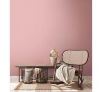 Non-Woven Wallpaper Plain Linen Look texture Rose Pink 38904-2 (2,83£/1qm)