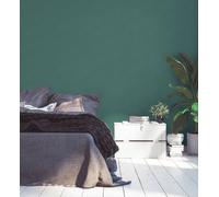 Livingwalls Famous Garden 393512 Plain Wallpaper Petrol Green 10.05 m x 0.53 m Made in Germany