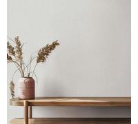 Non-woven wallpaper plain plaster look texture light grey 35548 (5,16£/1qm)