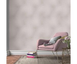 Non-woven wallpaper plain plaster texture brown metallic 10403-37 (3,30£/1qm)