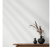 Non-woven Wallpaper plain Textile Look Linen texture Cream 10563-01 (2,96£/1qm)