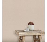 Erismann Linen Serenity Vinyl Textured Wallpaper Biscuit 10510-05 - Feature Wall Paper for Living Room Kitchen Bedroom Hallway Lounge