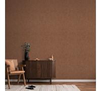 Non-woven wallpaper plain textile texture copper metallic 10473-48 (2,58£/1qm)