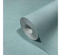 34417 - The New Textures Linen Texture Turquoise Galerie Wallpaper