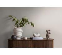 Non-woven wallpaper plain texture fabric look modern beige 3977-06 (3,20£/1qm)