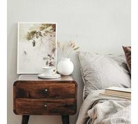 Non-woven wallpaper plain wood look grain pattern cream grey 35352 (3,12£/1qm)