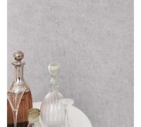 Non-woven wallpaper plaster look industrial plain light grey 10418-37 (4,02£/1qm