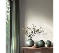 Livingwalls Hot Spots Non-Woven Wallpaper with Stone Effect in White, Beige - 10,05 x 0,53 m Solid Colour Wallpaper Made in Germany - 369248
