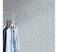 Non-woven wallpaper plaster look texture grey glitter 10301-10 (3,48£/1qm)