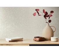 Non-woven wallpaper plaster texture concrete look cream beige 34520 (4,22£/1qm)