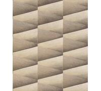 Non-Woven Wallpaper Rasch 3D Geometry gold beige Gloss 554649 (4,42£/1qm)