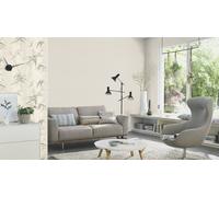 Non-woven wallpaper Rasch 651362 structure silver grey metallic (3,04£/1qm)