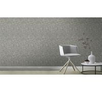 Non-woven wallpaper Rasch 651621 ornaments grey beige metallic (2,93£/1qm)