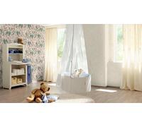 Non-Woven Wallpaper Rasch Flowers Cream Pink Green Curiosity 538212 (4,25£/1qm)