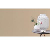 Rasch Wallpaper 633689 - Plain Non-Woven Wallpaper in Beige from The Color Your Life Collection - 10.05 m x 0.53 m (L x W)