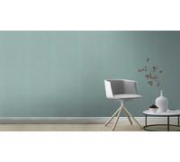 Rasch Wallpaper 633665 - Plain Non-Woven Wallpaper in Turquoise Green from The Color Your Life Collection - 10.05 m x 0.53 m (L x W)