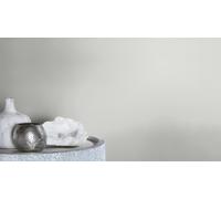 Non-woven wallpaper Rasch plain textile look gray 732344 (2,32£/1qm)