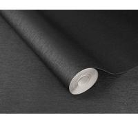 Non-woven wallpaper Rasch uni texture plain blue grey gloss 608724 (3,97£/1qm)