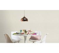 Non-Woven Wallpaper Rasch Uni texture plain grey cream gloss 608649 (3,97£/1qm)