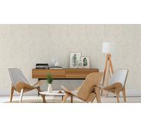 Non-woven wallpaper Rasch vintage plaster look cream silver 315714 (3,14£/1qm)