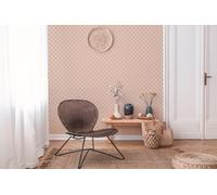 A.S. Création Wallpaper Retro 70s Circles 395375 – Beige/Orange/Purple/Pink – 8.5m x 0.53m