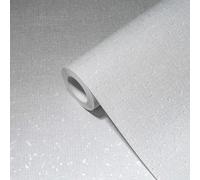Non-Woven Wallpaper Structure Mottled grey silver 38702-2 (3,14£/1qm)