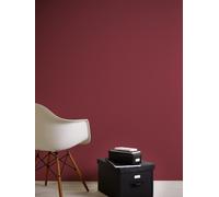 Non-Woven Wallpaper Structure Textile Look Plain Bordeaux Red 39098-1 (2,66£/1qm