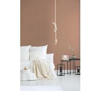 Non-Woven Wallpaper Structure Uni Textile Look Plain Pink 39097-2 (2,83£/1qm)