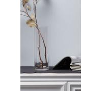 Non-woven wallpaper textile look plain modern blue cream 47609 (5,69£/1qm)