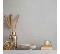 Non-woven wallpaper textile look plain texture white grey gloss 35116 (5,15£/1qm